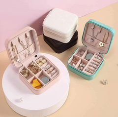 Leatherette Mini Travel Jewellery Case