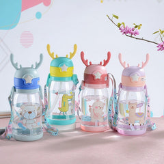WATER BOTTLE (UNICORN CARTOON )