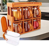 MasterChef Decor 6 Jars Spice Rack Set