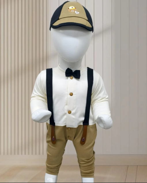 3 Piece Gentleman Stylish Dress