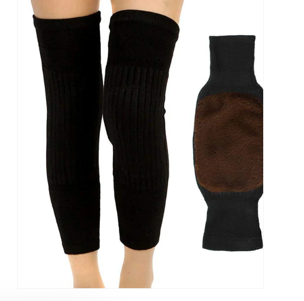 1 Pair Woolen Blend Thermal Knee Warmer