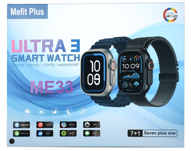 ME33 Ultra Smart Watch – Premium Performance & Modern Style