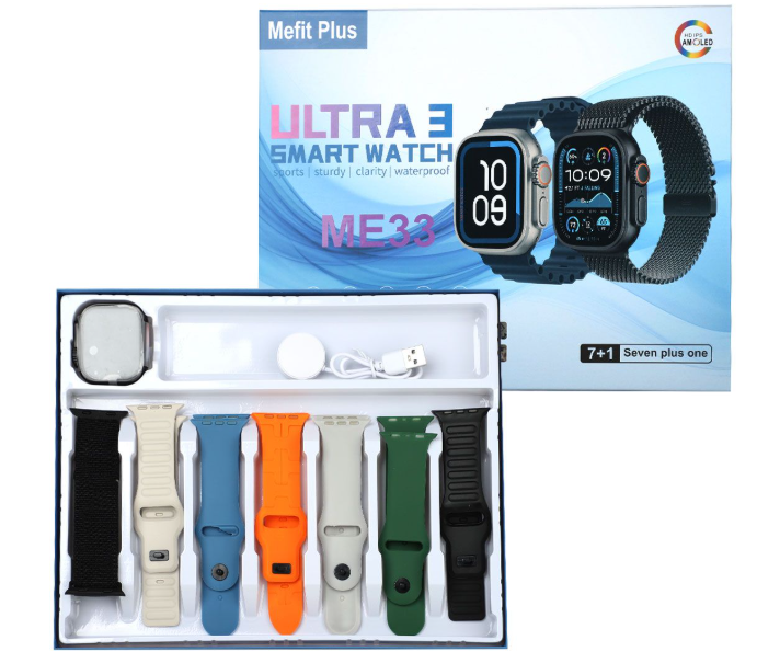 ME33 Ultra Smart Watch – Premium Performance & Modern Style
