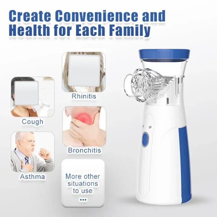 Portable Mesh Nebulizer for Kids & Adults